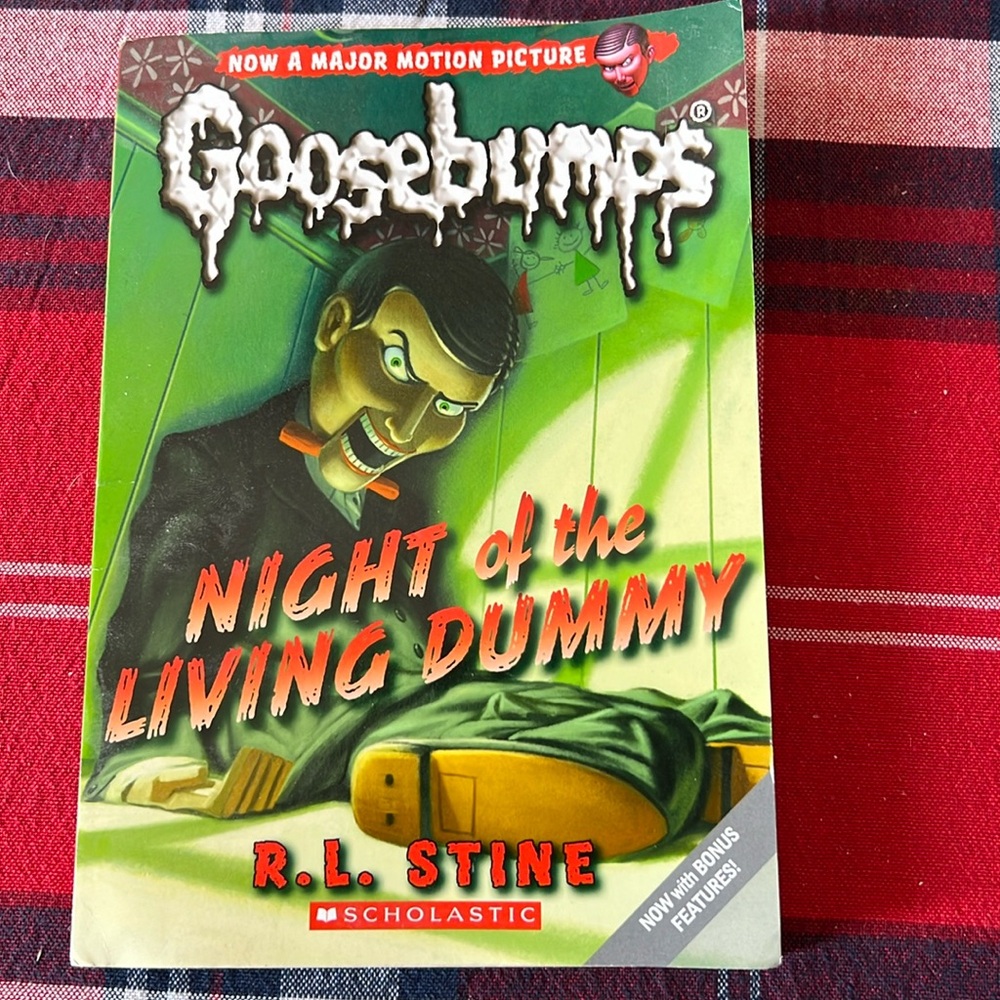Goosebumps Night of the Living Dummy paperback